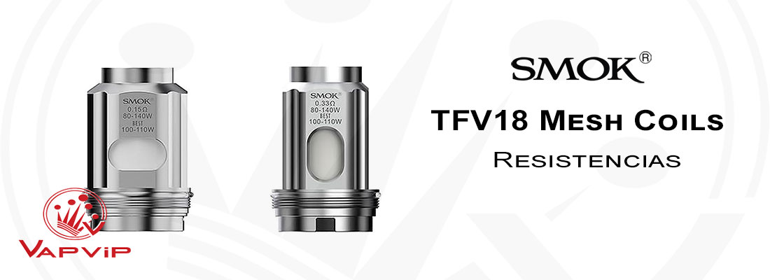 Resistencias SMOK TFV18 Mesh Coils España